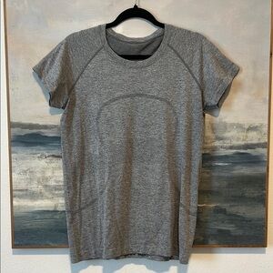 Lululemon Gray Swiftly Tech Short-Sleeve Shirt